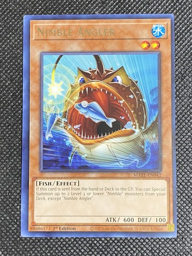 Yugioh nimble angler - nimble,
